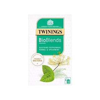 [แยกซอง/ยกกล่อง] ชา Twinings, BIOBLENDS SOOTHING PEPPERMINT, FENNEL &amp; SPEARMINT ไม่มีคาเฟอีน