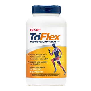 ภาพหน้าปกสินค้าGNC TriFlex Caplets Encourage Overall Joint Health 240 Capsules Glucosamine Chondroitin ส่งเสริมสุขภาพโดยรวมข้อต่อ ที่เกี่ยวข้อง