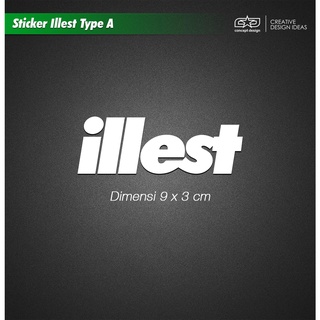 สติกเกอร์ Illest Type A