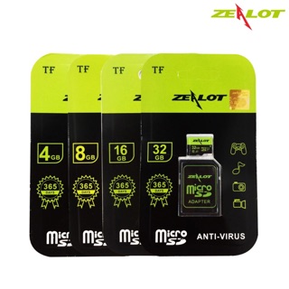 ZEALOT Memory Micro SD Card Anti-Virus การ์ดหน่วยความจำ สำหรับเก็บข้อมูล