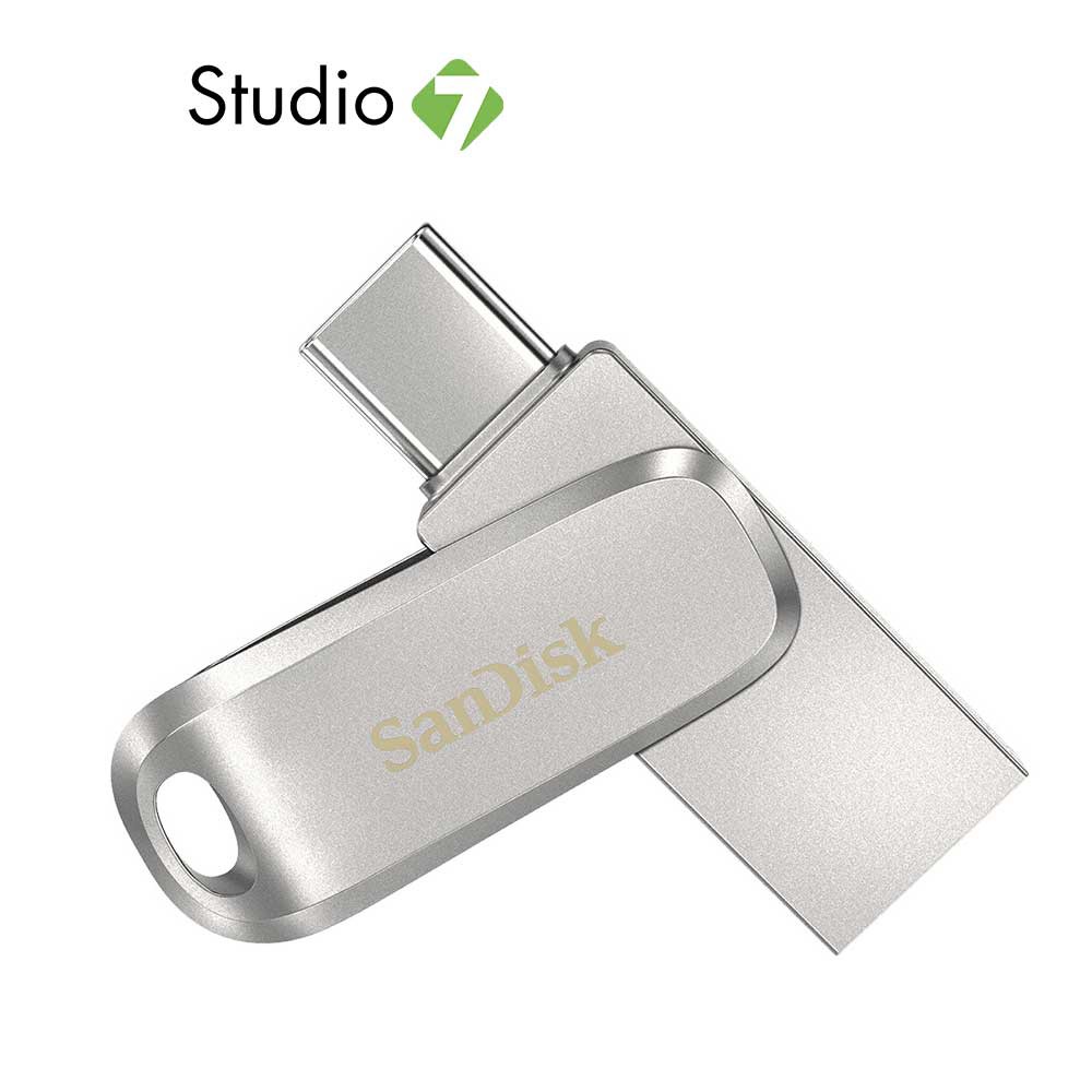 ภาพหน้าปกสินค้าSanDisk Ultra Dual Drive Luxe USB 3.1 Type-CTM Flash Drive 64GB (SDDDC4-064G-G46) แฟลชไดร์ฟ by Studio7