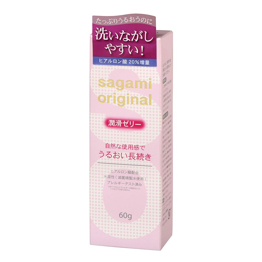 sagami-original-lubricating-jelly-ซากามิ-เจลหล่อลื่น-ให้ความชุ่มชื้นล้างออกง่าย-ไม่มีสีไม่กลิ่น-ไม่เหนี่ยวเหนอะ-ขนาด-60g