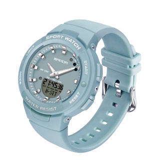 สินค้า SANDA นาฬิกาข้อมือดิจิทัล กันน้ำ หรูหรา อเนกประสงค์ สำหรับผู้หญิง
