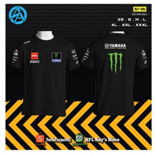 ใหม่ เสื้อยืด ลาย Yamaha Factory Racing Team Motogp คุณภาพดี สําหรับผู้ชาย และผู้หญิง 2021