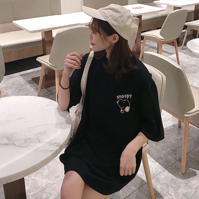 ใหม่-เสื้อยืดแฟชั่นผู้หญิงเนื้อผ้าดีใส่สบายคอกลมแขนสั้นแนวหวานสดสวยน่ารักผู้หญิงแฟชั่นใหม่