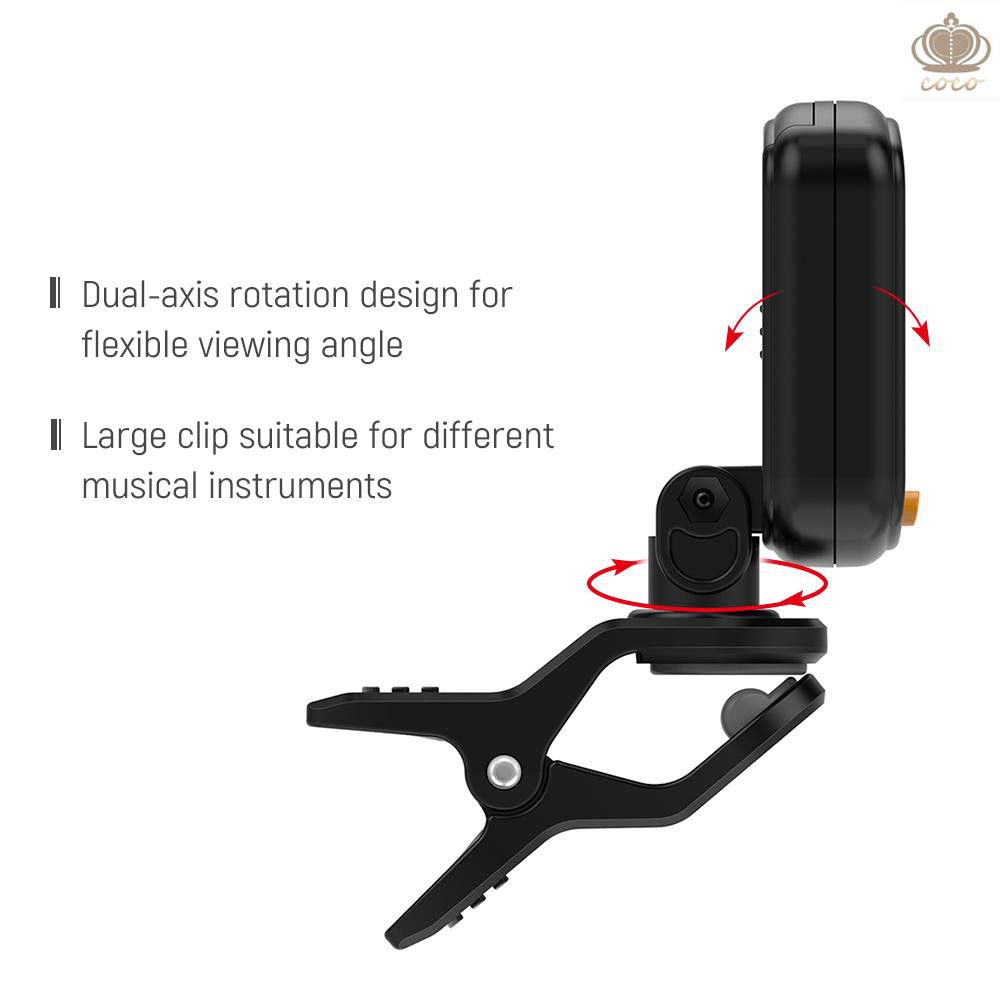 cocox-aroma-at-01-a-จูนเนอร์แบบคลิปหนีบหน้าจอ-lcd-สําหรับ-chromatic-กีตาร์เบสไวโอลินอูคูเลเล่