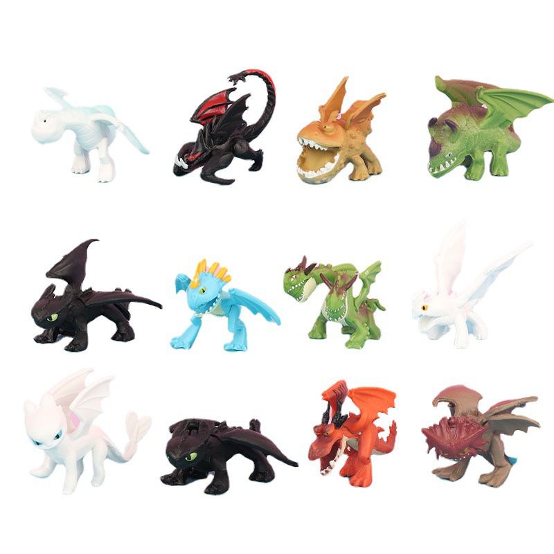 พร้อมส่ง-ฟิกเกอร์ตุ๊กตา-how-to-train-your-dragon-the-hidden-world-ขนาดเล็ก-ของเล่นสําหรับเด็ก