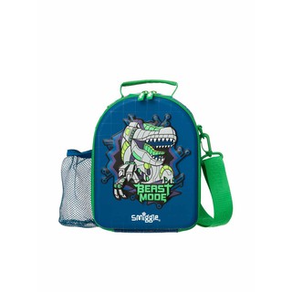 Smiggle กระเป๋าใส่อาหาร Hardtop คอลเลคชั่น Express ลายไดโนเสาร์ สีน้ำเงิน อุปกรณ์เก็บรักษาอุณหภูมิ