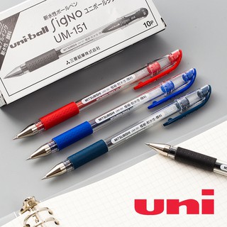 ภาพหน้าปกสินค้าปากกา  Uni-ball Signo UM-151 0.38 // 0.5 // 0.7 มม. สีน้ำเงิน ดำ แดง ส้ม เขียว ชมพู/ รีฟิล Gel Pen ปากกาหมึกเจล ปากกาเจล ที่เกี่ยวข้อง