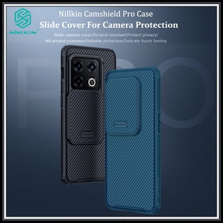 Nillkin เคสโทรศัพท์มือถือ สำหรับ OnePlus 10 Pro 5G Camshield Pro กับ แบบสไลด์กันกล้อง TPU PC กันกระแทกหรูหราสีดำสีฟ้าแข็งโทรศัพท์ปก