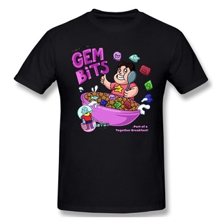 เสื้อผู้ชายเท่ - 2022 ผู้ชายเสื้อยืด Gem Bits ส่วนหนึ่งของอาหารเช้าร่วมกันแขนสั้นตลก 100% จักรวาลสต