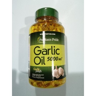 ภาพขนาดย่อของภาพหน้าปกสินค้าPuritan's Pride Garlic Oil น้ำมัน กระเทียบสกัด เข้มข้นที่สุด 5000mg Exp 06/2024 จากร้าน youtheryshop บน Shopee ภาพที่ 6