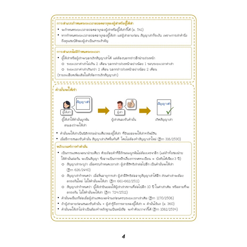 สรุปกฎหมายเช่าทรัพย์เช่าซื้อ