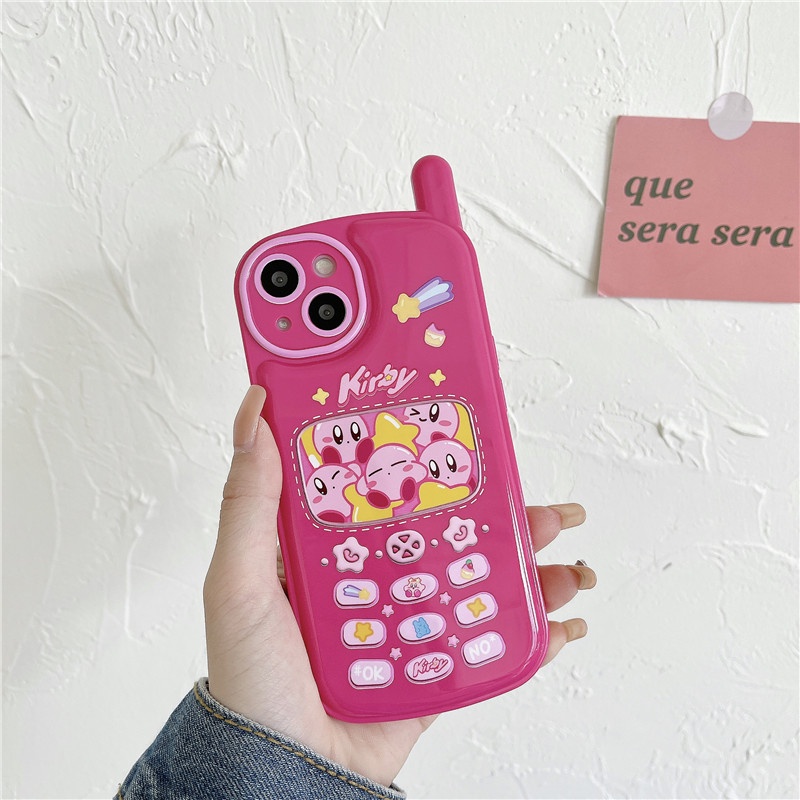 เคสโทรศัพท์มือถือ-ซิลิโคนนิ่ม-กันกระแทก-ลาย-pinky-kirby-super-star-สําหรับ-iphone-13-pro-max-12-11-pro-max-xs-max-xr-x