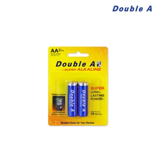 โปรโมชั่น : Double A ถ่านอัลคาไลน์ ดั๊บเบิ้ล เอ ขนาด1.5V AA แพ็ค 2 ก้อน