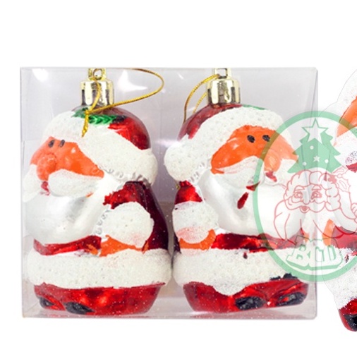 santa-pack-ซานต้าแพ็ค-จำนวน-2-ชิ้น-ขนาด-2-3-5-นิ้ว-6248-01-ออร์นาเม้นท์-ของประดับ-ของตกแต่งเทศกาลคริสต์มาส