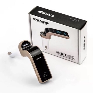 ภาพหน้าปกสินค้าCAR G7 อุปกรณ์รับสัญญาณบลูทูธในรถยนต์ Bluetooth FM Transmitter MP3 Music Player SD USB Charger for Tablet ที่เกี่ยวข้อง