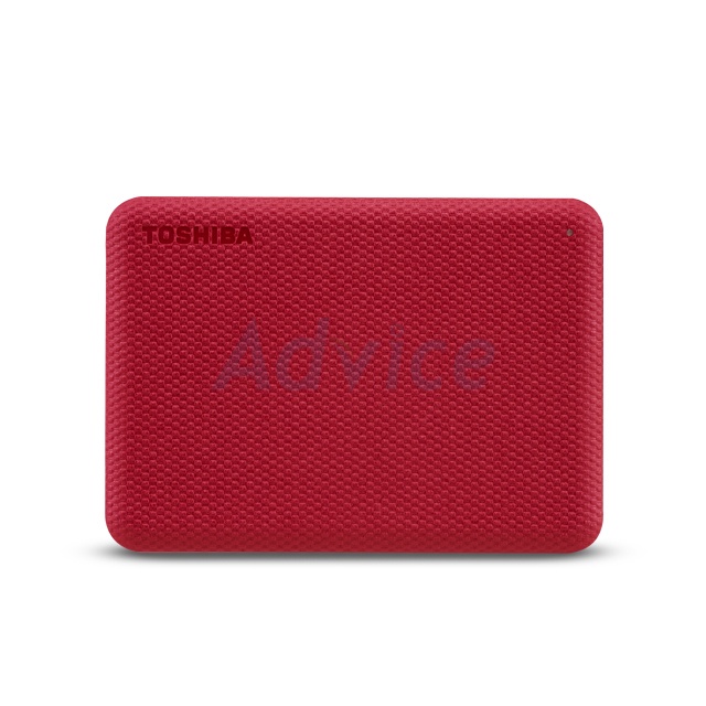 hard-disk-external-4-tb-ext-hdd-2-5-toshiba-canvio-advance-red-hdtca40ar3ca-free-toshiba-pouch-bag-มูลค่า-390-บาท