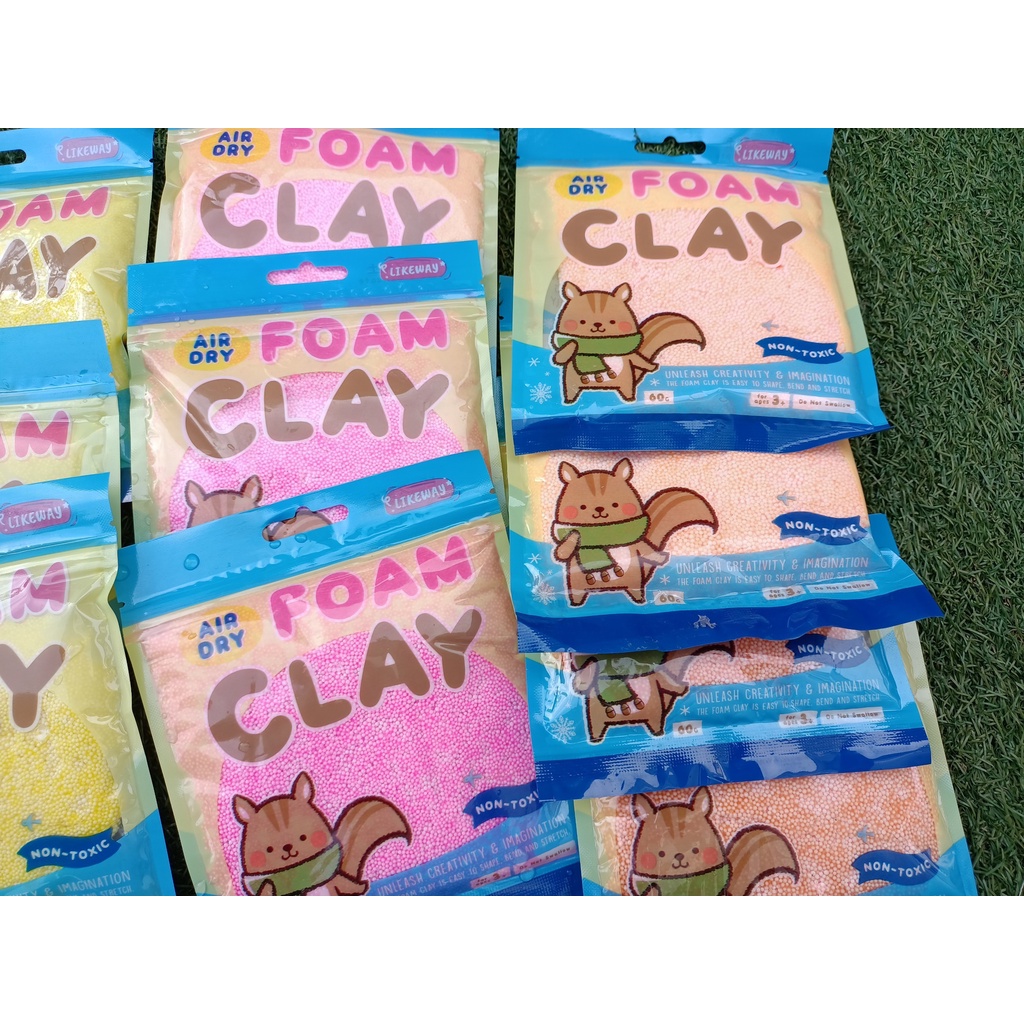 โฟมปั้น-foam-clay-air-dry-ดินโฟมปั้น-ทราย-non-toxic-60-g