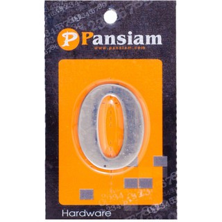 ตัวเลขอารบิค #0 SS PANSIAM AN-050 50MM SS ทำจากสเตนเลส