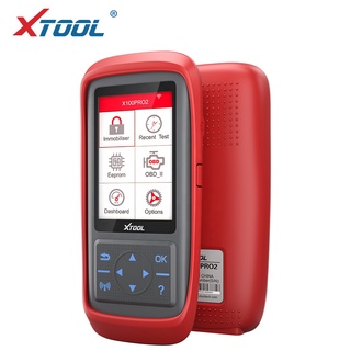 AUTOOL XTOOL X100 PRO2 โปรแกรมเมอร์คีย์อัตโนมัติรีเซ็ต ECM &amp; Immobilizer EEPROMเครื่องอ่านโค้ดอแดปเตอร์สนับสนุนการแก้ไขไมล์สะสม