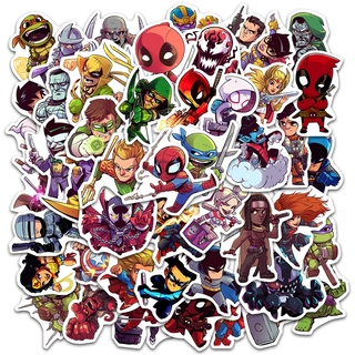 สติ๊กเกอร์ลายการ์ตูนกันน้ํา 50 แผ่น / ชุด
