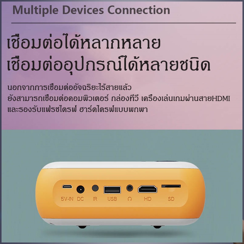 ส่งจากไทย-โปรเจคเตอร์-mini-4k-wifi-แคสติ้งหน้าจอมือถือ-android-apple-ใหม่-โปรเจ็กเตอร์-hd-1080p-โฮมเธียเตอร์แบบพกพาลำ