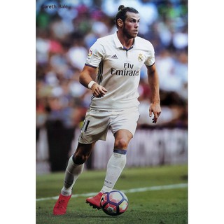 โปสเตอร์ นักฟุตบอล แกเร็ธ เบล Gareth Bale 2017 POSTER 24”x35” Inch Photo Real Madrid Portugal Football Soccer