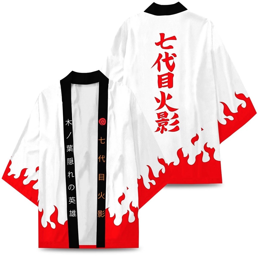 ภาพหน้าปกสินค้าใหม่ เสื้อคลุมกิโมโน คอสเพลย์ อนิเมะนารูโตะ นินจา Uzumaki Kakashi สไตล์ฮาโอริ สําหรับวัยรุ่น จากร้าน weilei4.th บน Shopee