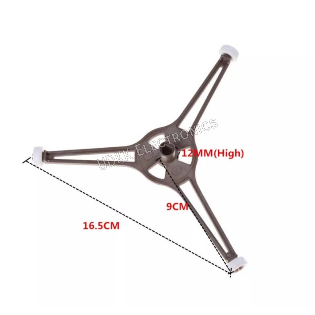 ภาพหน้าปกสินค้าขารองจานไมโครเวฟ วงล้อหมุนจานไมโครเวฟ แบบแฉก สำหรับจานไมโครเวฟ LG , SHARP จากร้าน udkk_eletronics บน Shopee