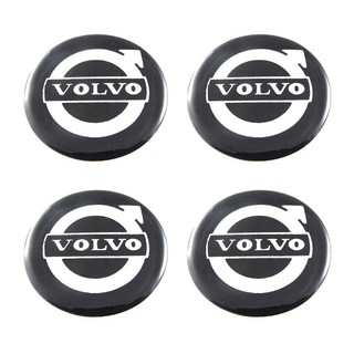 60mm. สติกเกอร์ VOLVO สติกเกอร์ติดดุมล้อ สติกเกอร์เรซิ่น กว้าง 60 มิล.(6เซนติเมตร)