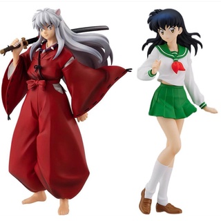 โมเดลฟิกเกอร์ PVC อนิเมะ Inuyasha Higurashi Kagome Kikyou Sesshoumaru สําหรับตกแต่งบ้าน