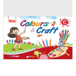 DKTODAY หนังสือ COLOURS &amp; CRAFT - C - WITH MATERIAL