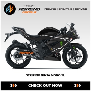 สติกเกอร์ ลาย Ninja Mono SL Livery Winter Test Kawasaki Ninja 250 SL สําหรับติดตกแต่งรถจักรยานยนต์ พร้อมส่ง