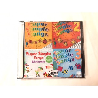 เพลงเด็ก Super Simple Songs รวม 4 อัลบั้มคุ้มสุดๆ CD MP3หรือ Flashdrive (มีเสียง ไม่มีภาพ)