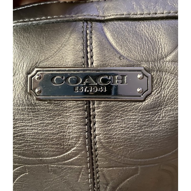 กระเป๋าสะพาย-coach-ปากกระเป๋า-16-สูง-12-มือสองของแม่ค้าเองค่ะ