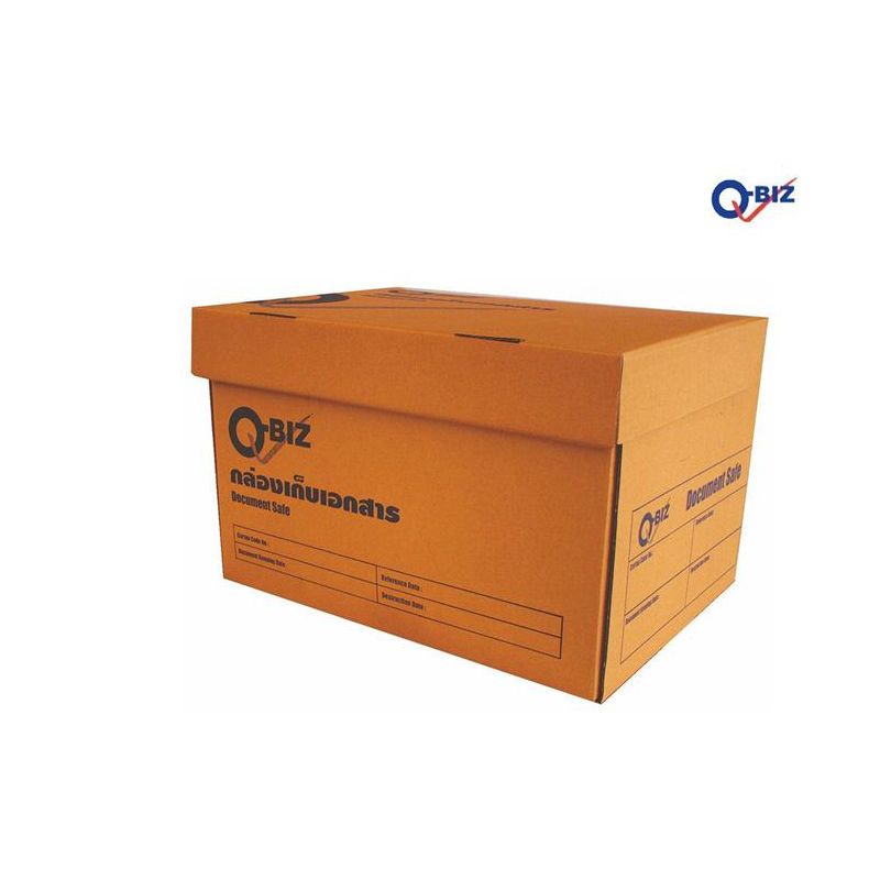 คิวบิซ-กล่องเก็บเอกสาร-f4-36-5x42x30-ซม-แพ็ค-2-กล่อง101356q-biz-document-box-f4-size-36-5x42x30-cm-2pcs-pack