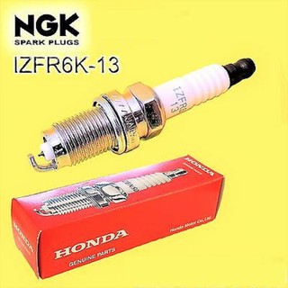 หัวเทียน HONDA jazz city Brio NGK IRIDIUM IZFR6K13 PART NO. 9807B - 56A7W (1ชุด4หัว)