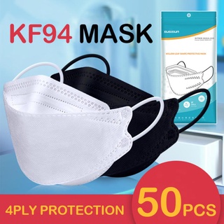 สินค้า 50 ชิ้น 50pcs KF94 หน้ากากอนามัย หน้ากากป้องกัน PM2.5  3D