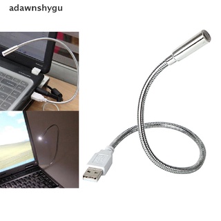 Adawnshygu โคมไฟ LED แบบพกพา ชาร์จ USB สําหรับคีย์บอร์ด โน้ตบุ๊ก พีซี แล็ปท็อป 1 ชิ้น