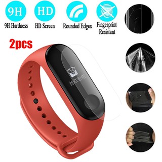 ภาพหน้าปกสินค้า2 ชิ้นสำหรับ Xiaomi Mi Band 3 Screen Protector Film Smart Wristband Hot ที่เกี่ยวข้อง