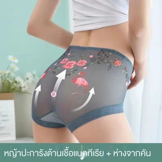 ฤดูร้อนชั้นในนุ่มหญ้าปะการังต้านเชื้อแบคทีเรีย / ห่างจากคัน, 3D เซ็กซี่, ผ้าเรียบสะดวกสบายในการสวมใส่กางเกงชั้นในผู้หญิง