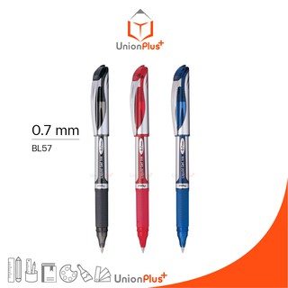 สินค้า 🌈ขายดีสุด🌈 ปากกา ปากกาเจล ปลอก Pentel Energel Liquid Gel Ink ขนาด 0.7 มม. Ball รุ่น BL57 (มี 3 สี)*ซื้อไส้เปลี่ยนได้*