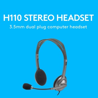 ภาพหน้าปกสินค้าLogitech H110 Stereo Headset ที่เกี่ยวข้อง