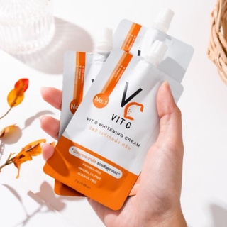 VC Vit C Whitening Cream วีซี วิตซี ไวท์เทนนิ่ง ครีมน้องฉัตร( แบบซอง)