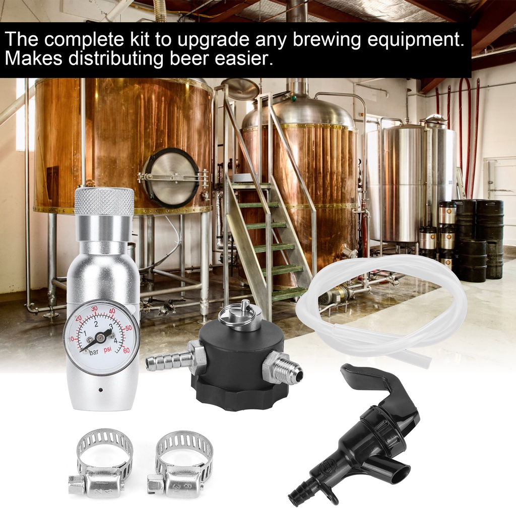 Stainless Steel Beer Dispenser Tap Kit Portable Homebrew Kegging