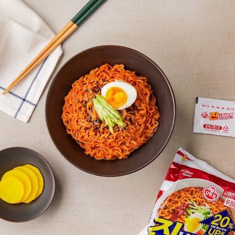 ottogi-jin-bibim-ramen-มาม่าเกาหลี-จินบิบิมราเมน-รสบิบิมบับ-156g