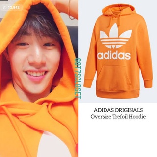 [ พร้อม​ส่ง ​]​ ADIDAS ORIGINALS​ - OVERSIZE TREFOIL HOODIE [ MARK​ GOT7​]​ ของแท้💯​