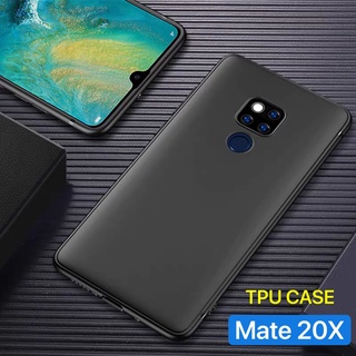 TPU Case เคสหัวเว่ย Huawei Mate 20X เคสซิลิโคน เคสนิ่ม สวยและบางมาก เคสสีดํา เคสมือถือ Mate20x