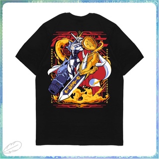 เสื้อวันพีช เสื้อโอเวอร์ไซ ✜สินค้าขายดีเทรนด์ใหม่ เสื้อยืด ลายการ์ตูนอนิเมะ Kizaru OMEGAMON Digimon